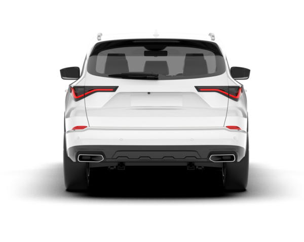 Gerçekçi bir araba. Ön manzara. vektör illüstrasyonu