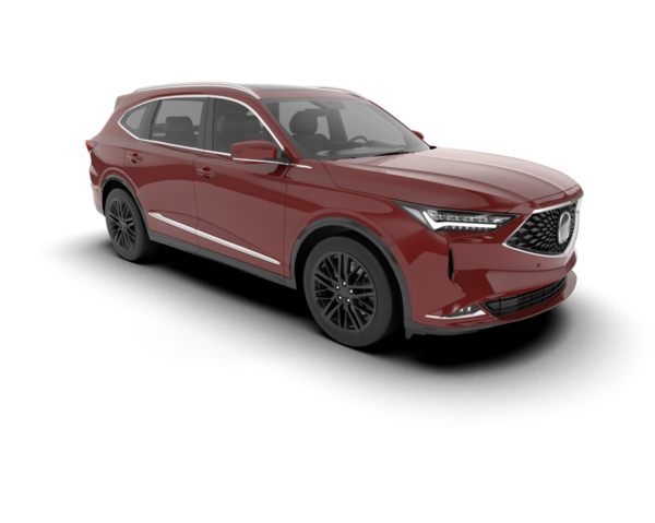 Arka planda modern bir araba. 3 Boyutlu Hazırlama