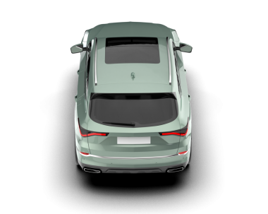 beyaz arkaplanda izole edilmiş araba 3 boyutlu görüntüleme