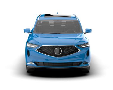 Stüdyo ortamında daha az markalı bir SUV 'un 3 boyutlu görüntüsü beyaz renkte izole edilmiş.