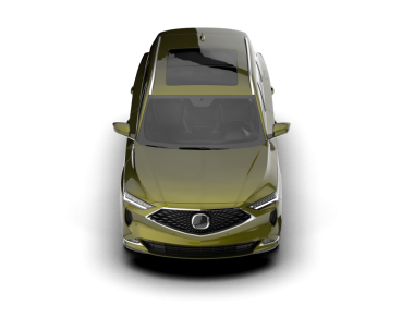 Modern araba arka planda izole edilmiş. 3D görüntüleme - illüstrasyon