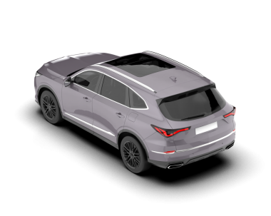 Arka planda izole edilmiş modern lüks araba. ön görünüm