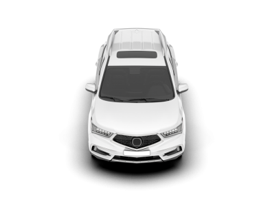 Beyaz arka planda izole edilmiş beyaz SUV arabası 3 boyutlu illüstrasyon