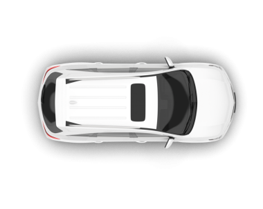 beyaz arkaplanda izole edilmiş araba, vektör illüstrasyonu