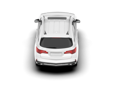 Araba yan görüntüsü beyaz arkaplanda izole edilmiş. vektör illüstrasyonu.