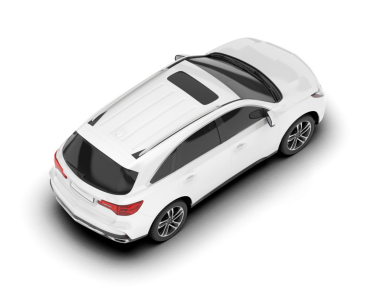 Beyaz arkaplandaki araba