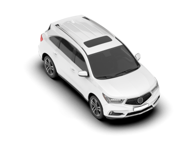 Gerçekçi bir araba. 3d illüstrasyon