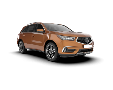 Modern SUV beyaz arka planda izole edildi. 3d oluşturma