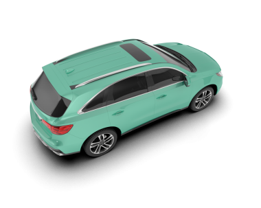 beyaz arkaplandaki modern araba 3 boyutlu görüntüleme