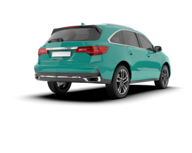 Modern kompakt araba beyaz arka planda izole edilmiş. 3d illüstrasyon