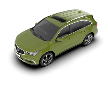 modern SUv beyaz arkaplanda izole edildi. 3 boyutlu görüntüleme