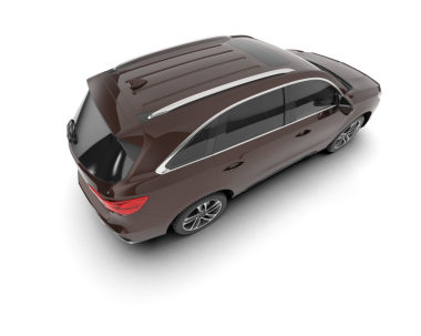 beyaz arka planda modern araba.