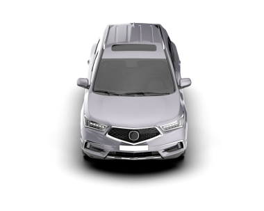 Gümüş rengi modern araba. Gri bir arkaplanda izole edilmiş