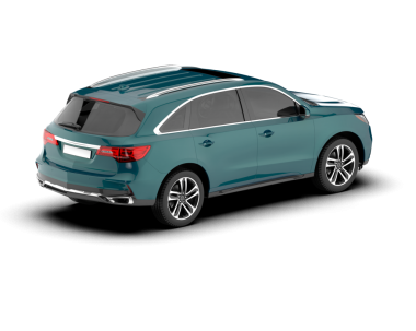 Modern araba beyazda izole edilmiş. 3d oluşturma