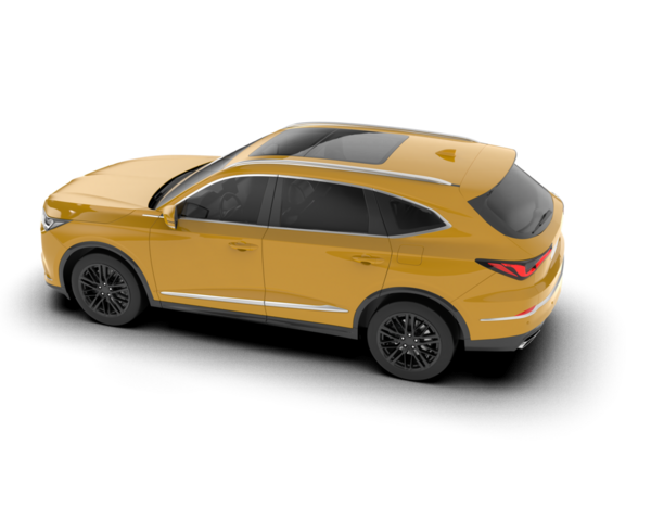 Gerçekçi araba 3 boyutlu izole edilmiş