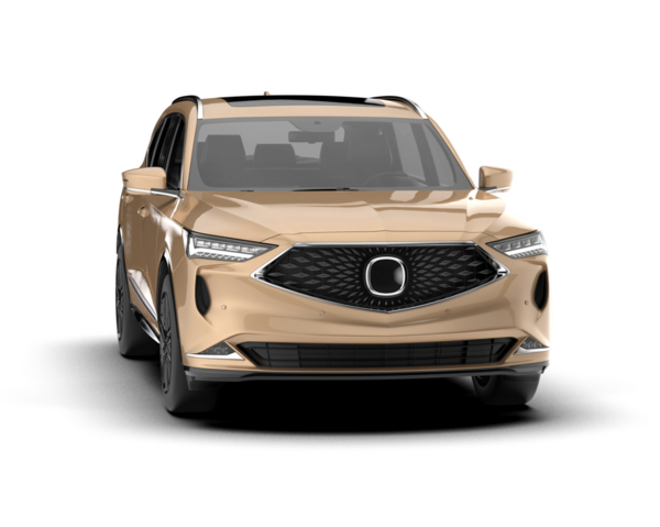 modern araba beyaz arka planda cam ile izole edilmiş.