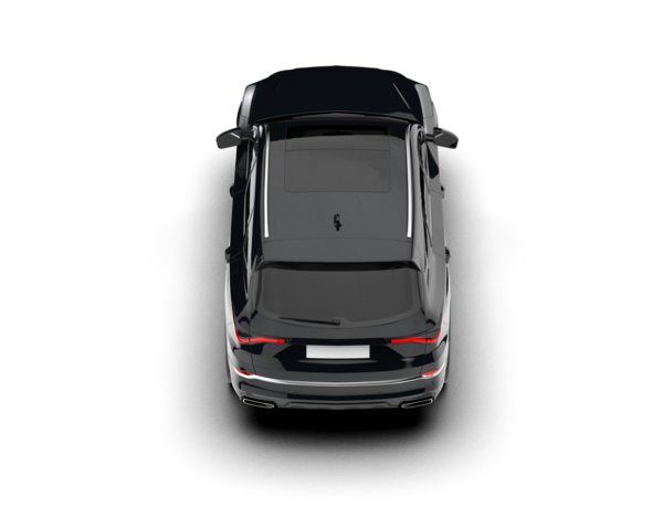 araba beyaz arkaplanda izole edildi