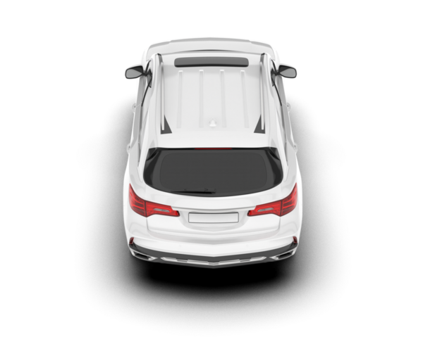 Modern araba manzarası. vektör illüstrasyonu