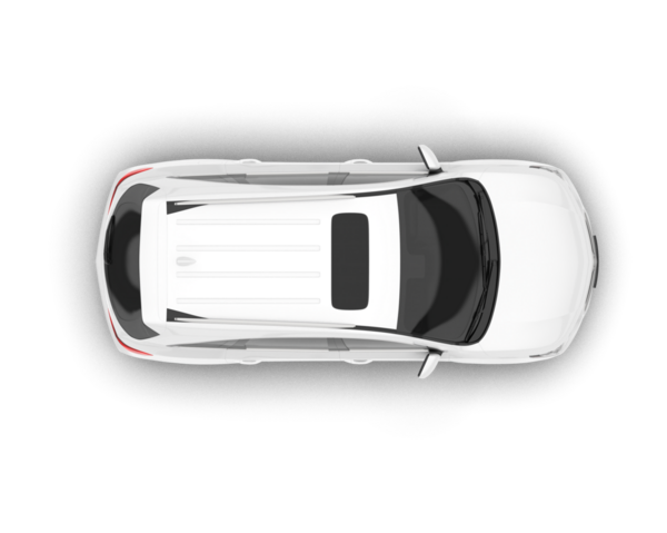 beyaz arkaplanda izole edilmiş araba, vektör illüstrasyonu