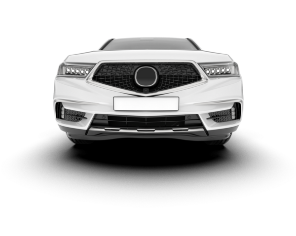 Araba önü manzaralı. - Araba. - Araba. 3d oluşturma