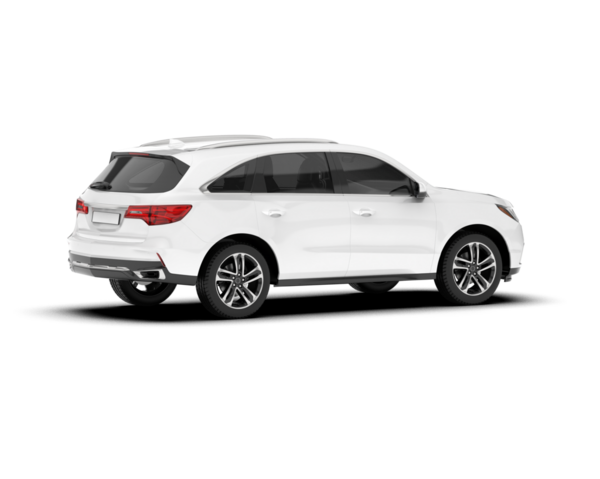 Araba beyaz arka planda izole edilmiş. 3d illüstrasyon.