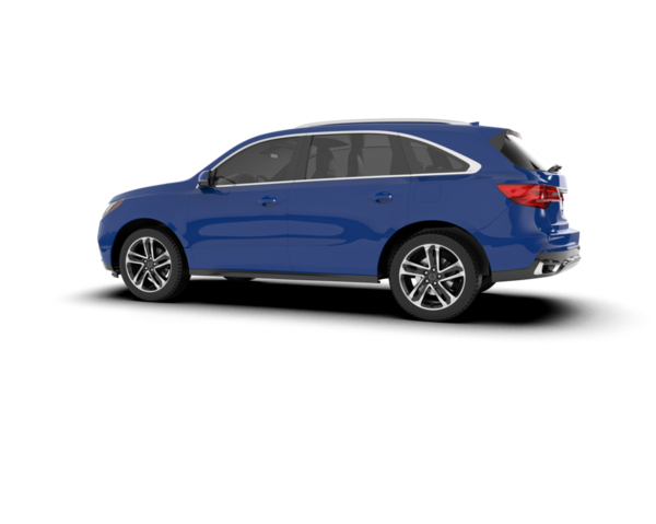 Beyaz arka planı olan modern bir araba. 3d oluşturma