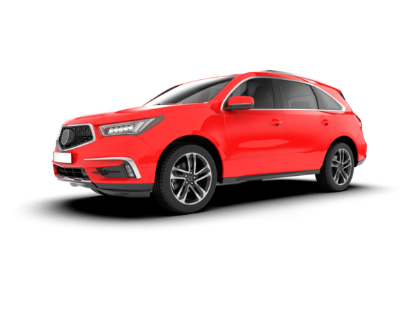 kırmızı lüks SUv modern tasarıma sahip.