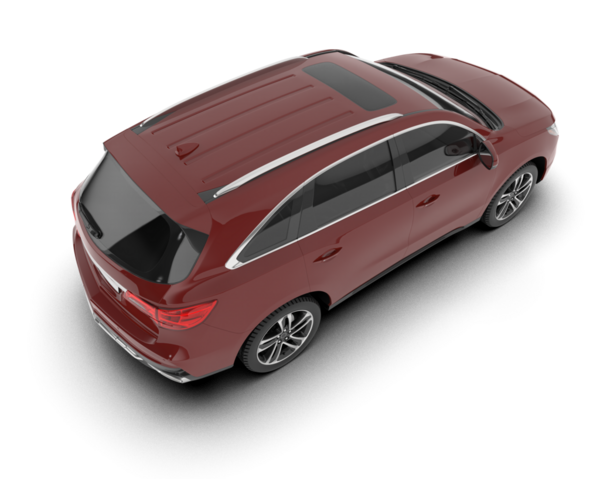 Siyah arka planda gölgeli modern araba..