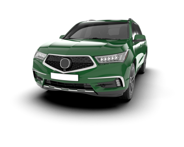 beyaz arka planda modern araba.