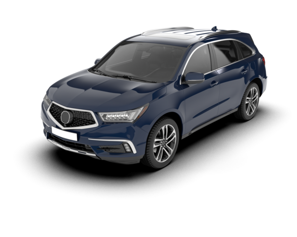 modern suv. Siyah arkaplanda bir araba.