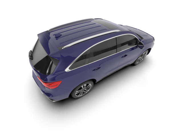 modern araba beyaz arka planda izole edildi. 3 boyutlu görüntüleme