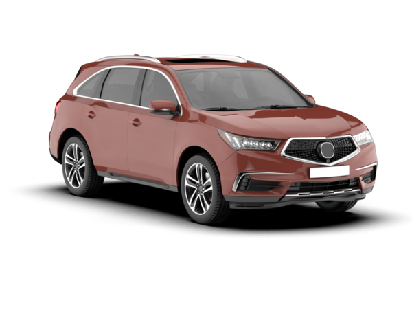 Gerçekçi bir araba. 3d illüstrasyon