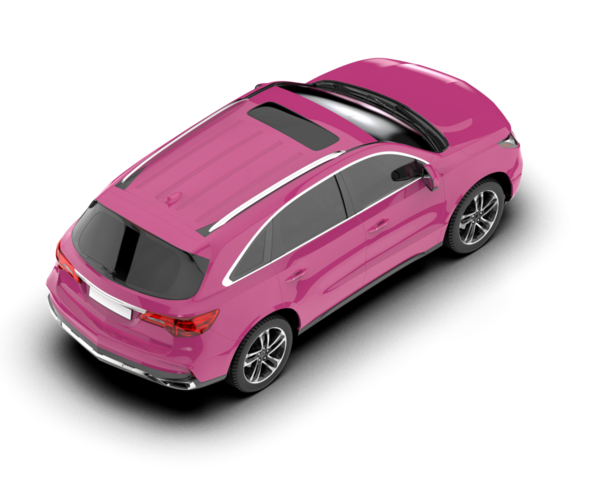 modern pembe cip beyaz arka planda gölgeli izole edilmiş