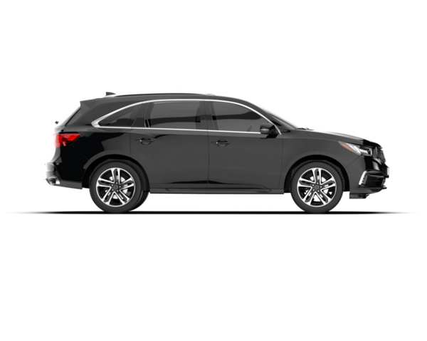 Siyah arka planda bir araba. vektör illüstrasyonu