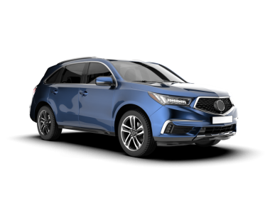 Stüdyo ortamında izole edilmiş beyaz arka planda markasız bir SUV 'un 3 boyutlu görüntüsü.