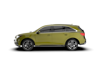 Modern şehir arabası beyaz arka planda izole edilmiş. 3d illüstrasyon.