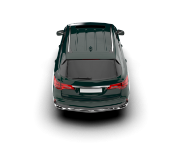 Siyah araba arka planda izole edildi