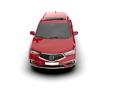 beyaz arkaplanlı kırmızı araba 3 boyutlu resimleme