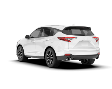 modern lüks beyaz araba beyaz arka planda izole