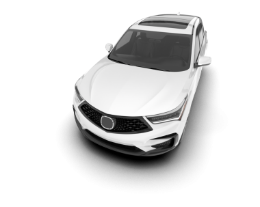 gerçekçi modern araba izole.