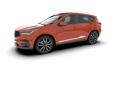 Beyaz arka planda izole edilmiş gerçekçi bir araba. Ön manzara. 3d illüstrasyon