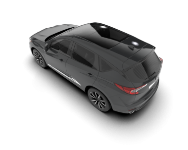 beyaz zemin üzerinde modern araba 3D görüntüleme - illüstrasyon