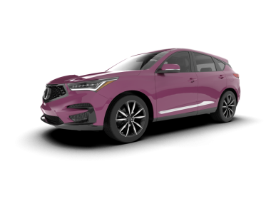 Modern araba arka planda izole edilmiş. 3d oluşturma