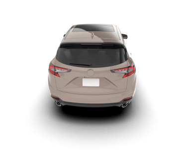 beyaz arkaplanda modern araba