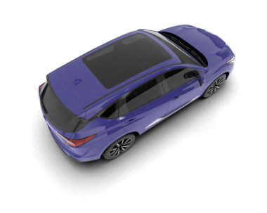 Beyaz arka planda izole edilmiş modern lüks araba. 3d oluşturma.