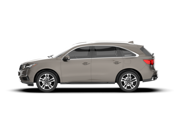 Gerçekçi bir araba. yan görünüm.