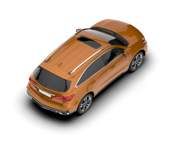 beyaz arkaplanda modern araba