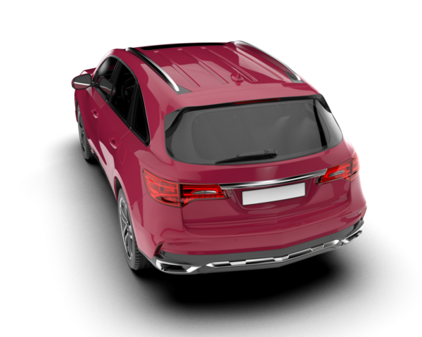 Stüdyo ortamında daha az genel bir konsept arabanın 3 boyutlu çizimi