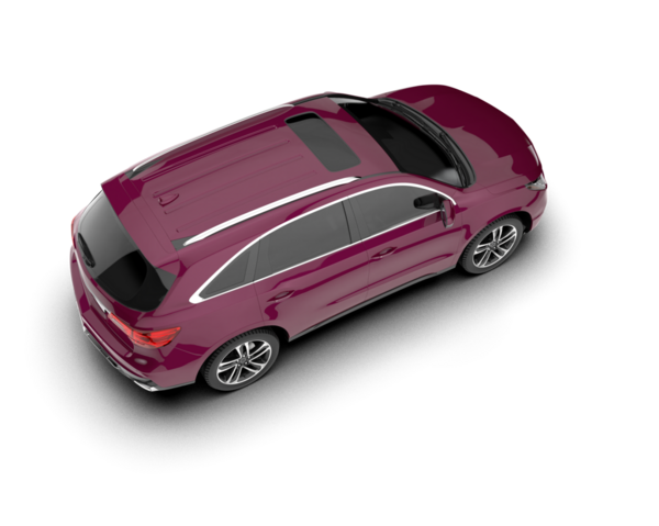 beyaz arkaplanda modern araba