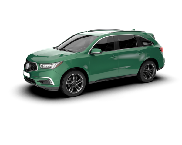 modern araba beyaz arkaplanda izole edildi